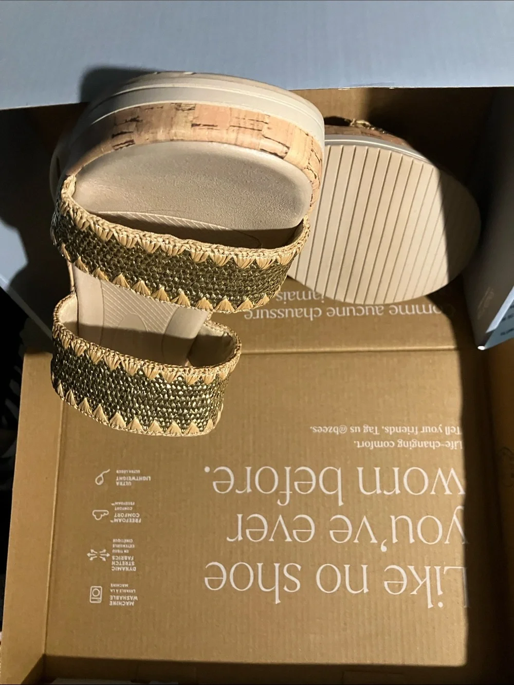 🆕 Lifestride BZEES Airstep Gold color extremely comfortable life changing shoes